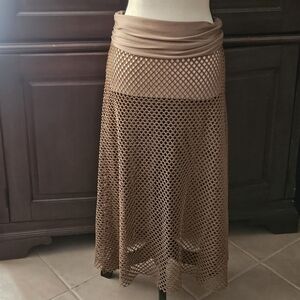 Net skirt bathing suit swimsuit cover up